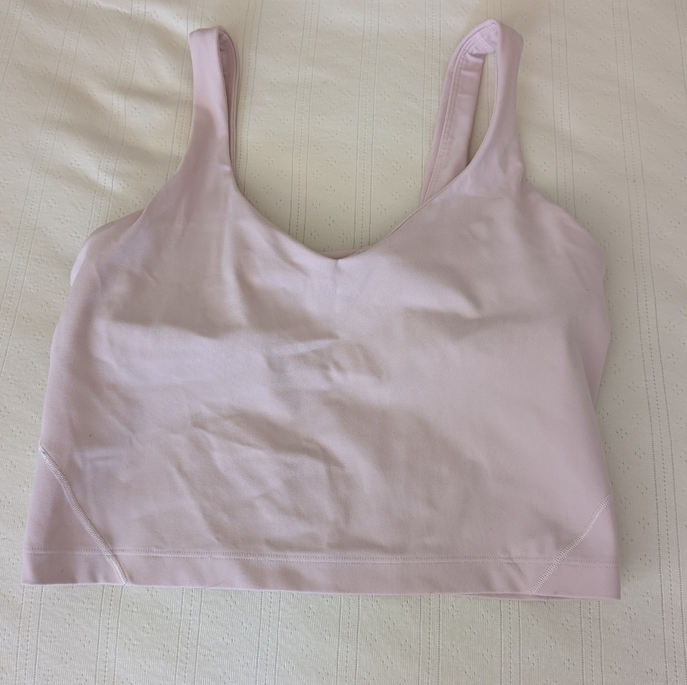 Flush Pink Align Tank Top size 8